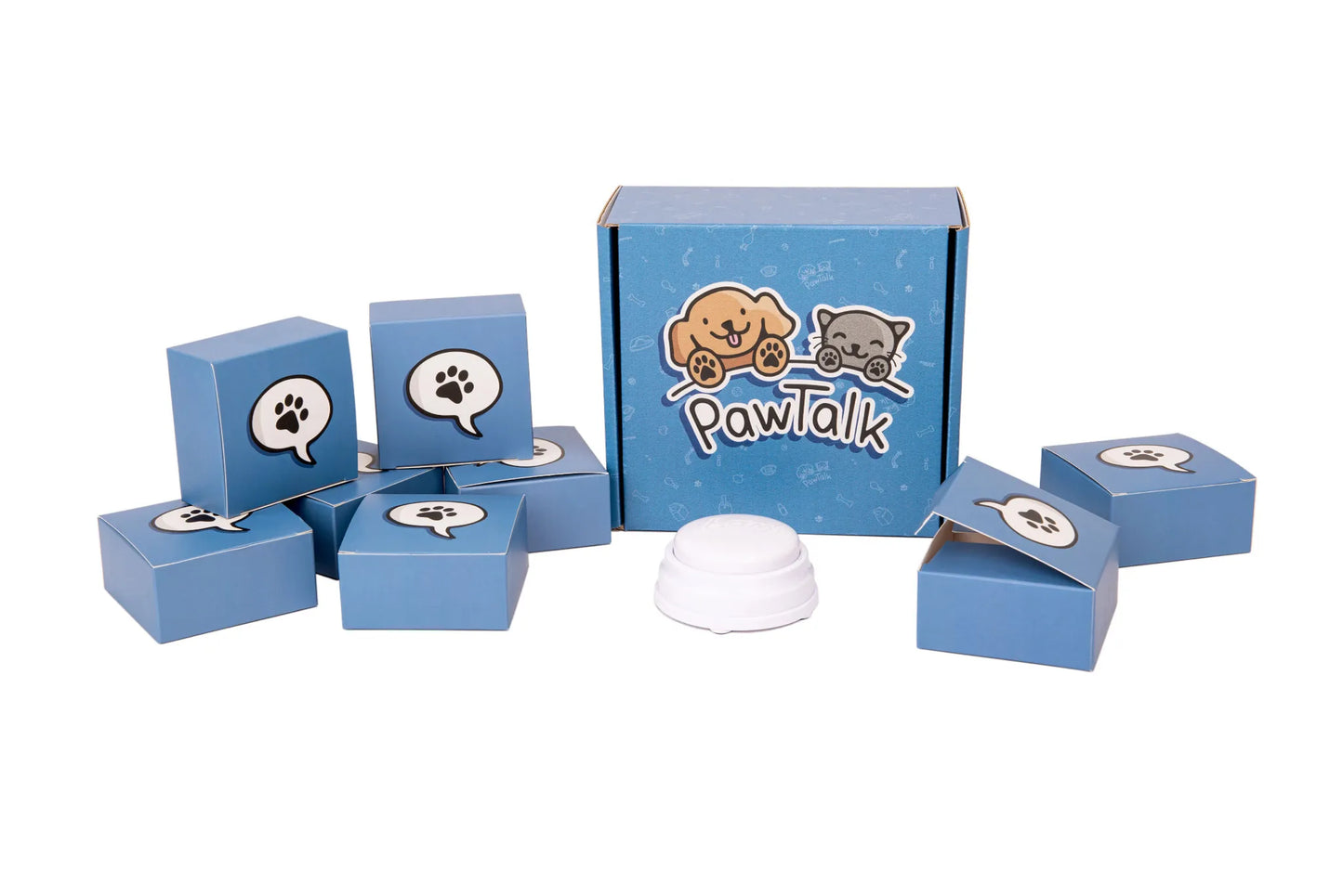 PawTalk Lydknapper (8x Lydknapper + 46x Klistermerker) - PawTalk